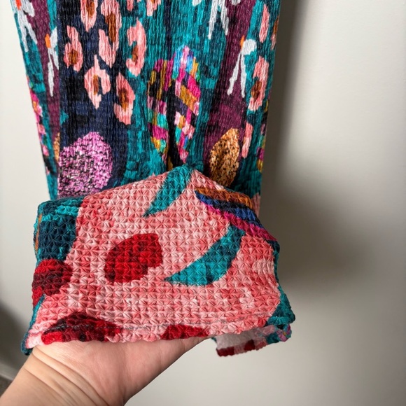 Anthropologie Farm Rio Gabriela Maxi Multicolor Textured Skirt - Picture 5 of 9